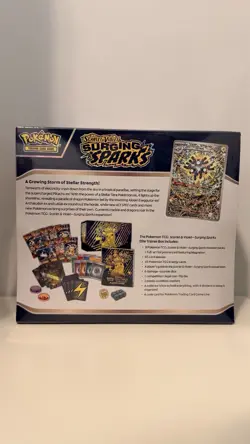 Pokemon Scarlet Violet Surging Sparks ETB Elite Trainer Box Sealed - Image 3