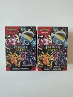x2 Pokemon TCG Scarlet & Violet Paldean Fates Booster Bundles *SEALED* READ - Image 1