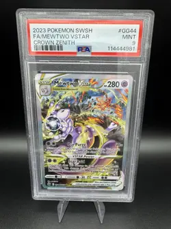Mewtwo VSTAR GG44/GG70 Pokemon Crown Zenith: Galarian Gallery Holo PSA 9 - Image 1