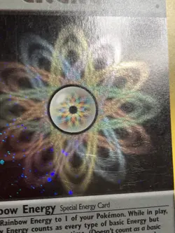 Rainbow Energy Holo And Non-Holo Lot Of Two 2000 Pokemon Rocket Rare - Image 3