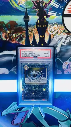 Pokemon Golduck Legendary Collection Reverse Holo #43 PSA 8 Guard Included ✨🥶🔥 - Image 1