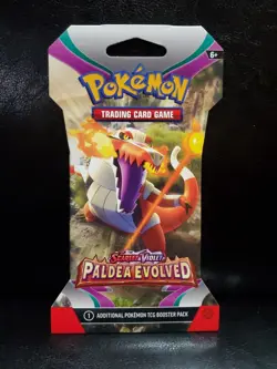 Pokemon Scarlet & Violet Paldea Evolved Sleeved Booster Pack Random Pack Art🤜💥 - Image 1