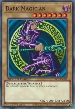 Yugioh - Dark Magician x 3 - 1st Edition - NM - Plus Free Holographic Card - Image 1