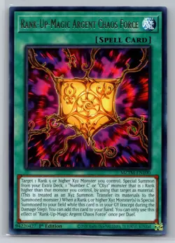 Yugioh - Rank-Up-Magic Argent Chaos Force - MZTM-EN100 - Rare - NM/M - Image 1