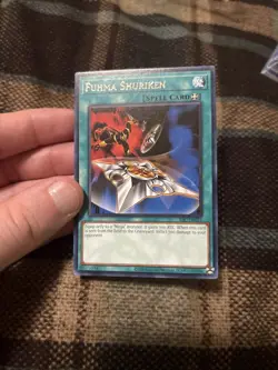 YUGIOH TCG FUHMA SHURIKEN IOC-031 RARE UNLIMITED EDITION 1996 - Image 1