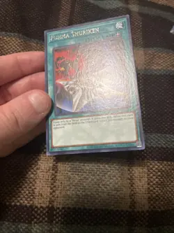 YUGIOH TCG FUHMA SHURIKEN IOC-031 RARE UNLIMITED EDITION 1996 - Image 2