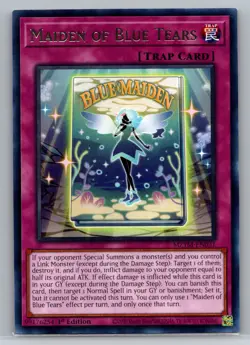 Yugioh! Maiden of Blue Tears - MZTM-EN031 - Rare - 1st Edition Near Mint - Image 1