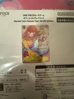 One Piece Nami Zeus Playmat Promo Card Set Bandai Card Fest 24-25 Japan Limited - Image 3