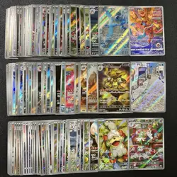 100 AR s12a sv3 sv5k sv6 sv6a sv7 Lot Set Pokemon Japanese Trading Card T720 - Image 1