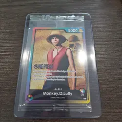 Limit One Piece Card Game Rainbow Monkey D Luffy Promo Leader P-L Netflix Sealed - Image 3