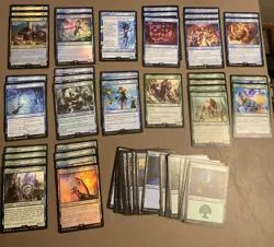 Green Blue Standard Legal MTG Custom 60 Card Deck Magic The Gathering - Image 1