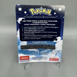 Shiny Miraidon Koraidon Code GameStop Pokemon - Physical PROMO Card- Unused Code - Image 2