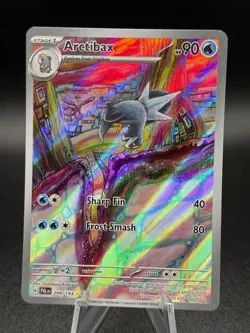 Arctibax 209/193 Paldea Evolved Illustration Rare Pokemon TCG Card NM - Image 1