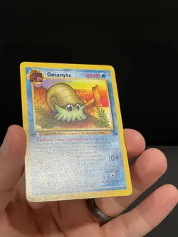 Pokemon Card 1ST EDITION Omanyte Fossil 52/62 WotC Vintage 1999 NM/NM+ - Image 4