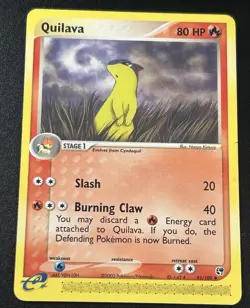 Quilava 51/100 EX Sandstorm Uncommon 2003 NM Pokemon Card Near Mint - Image 1