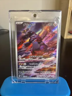 Pokemon TCG Sv3a: Raging Surf Groudon Holo Card 069/062 Japanese Edition - Image 1