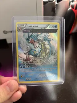 Pokemon TCG Gyarados Full Art Holo Rare Card 21/98 Ancient Origins NM - Image 1