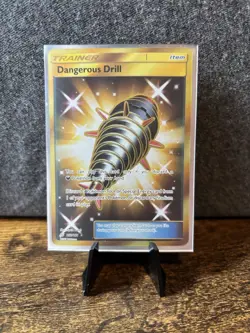Pokemon TCG Dangerous Drill Team Up Secret Rare Card 192/181 - Image 1