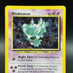 Misdreavus - 11/64 - Neo Revelation - Holo Rare - Vintage - LP - Pokemon Card - Image 2