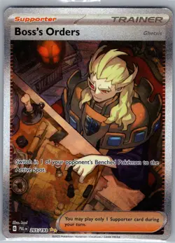 Boss's Orders - 265/193 SV02: Paldea Evolved - Pokemon Card - NM - Image 1