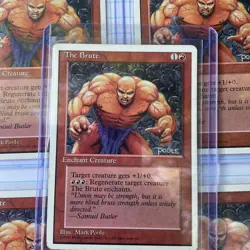 Lot of (5) 1995 Magic The Gathering MTG The Brute - EX Authentic & Official - Image 2