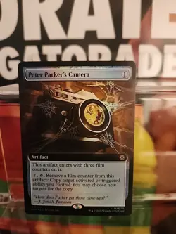 MTG Peter Parker's Camera 0280 Foil (Extended Art) Marvel's Spider-Man NM SPM - Image 1