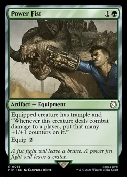 1x Power Fist NM-Mint, English Universes Beyond: Fallout MTG Magic - Image 1