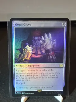 Genji Glove #258 (Foil) (NM) Final Fantasy FIN Magic MTG - Image 1
