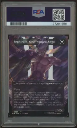 2025 MTG Final Fantasy EN Borderless Surge Foil #0527 Sephiroth PSA 10 GEM MINT - Image 2