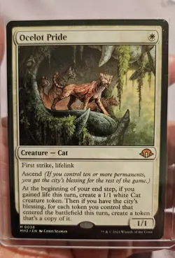 🔥 MTG - Ocelot Pride - Modern Horizons 3 # 038 - Reg Mythic NM 🔥 - Image 1