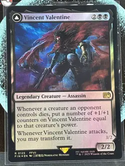Vincent Valentine Final Fantasy Foil - Image 1