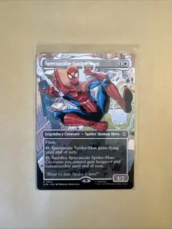 MTG Spectacular Spider-Man SPM 0014 R NM Borderless Regular - Image 1