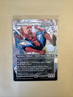 MTG Spectacular Spider-Man SPM 0014 R NM Borderless Regular - Image 2