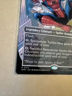 MTG Spectacular Spider-Man SPM 0014 R NM Borderless Regular - Image 3