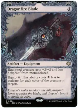 Dragonfire Blade (Showcase) - 0324 - Tarkir Dragonstorm - Image 1