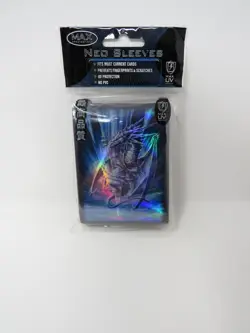 Max Protection 7060L Arctic Dragon Ice Deck Protector Neo Sleeves - Image 1