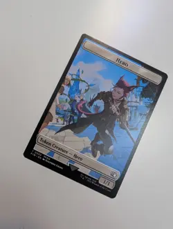 MTG - Hero 0003/Knight 0010 Token - Final Fantasy NM/M Condition - Image 2