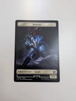 MTG - Hero 0003/Knight 0010 Token - Final Fantasy NM/M Condition - Image 4