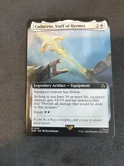 Caduceus, Staff of Hermes - Extended Art Assassin's Creed NM MTG Regular - Image 1