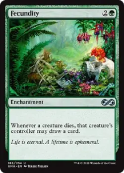 Magic: the Gathering MTG ULTIMATE MASTERS UMA FECUNDITY UNCOMMON - Image 1