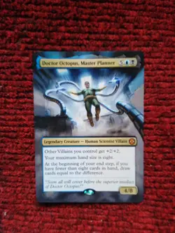 Doctor Octopus, Master Planner MTG Marvel's Spider-Man Hand Painted Altered Art - Image 2