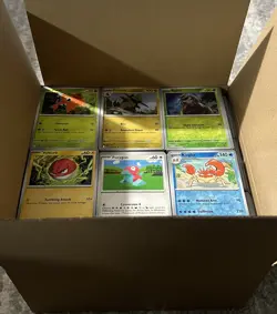 Lot Of Pokemon TCG Bulk - Over 9 Lbs Approx. 2000 Cards English C/UC/R/En - 2 - Image 1