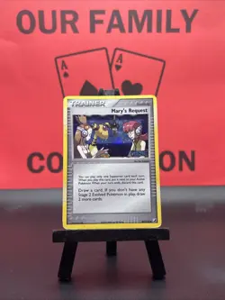 Mary's Request 86/115 Unseen Forces Reverse Holo Stamped Pokemon TCG 2005 HP - Image 1