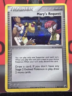 Mary's Request 86/115 Unseen Forces Reverse Holo Stamped Pokemon TCG 2005 HP - Image 3