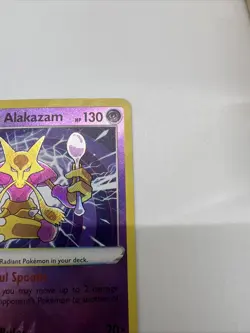2022 Pokemon Sword & Shield - Silver Tempest Radiant Alakazam #59 Near Mint - Image 5