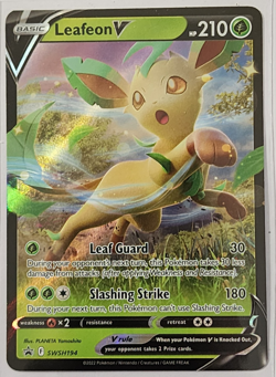 Leafeon V SWSH194 NM Holo Foil Promo Rare Pokemon Card - Image 1