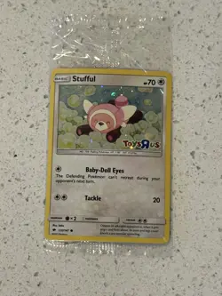 Pokemon Stufful 110/147 Toys R Us Burning Shadows Cosmos Holo SEALED PROMO - Image 1
