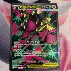 Mega Mawile ex FULL ART / ULTRA RARE 162/132 Mega Evolution Pokemon TCG - Image 2