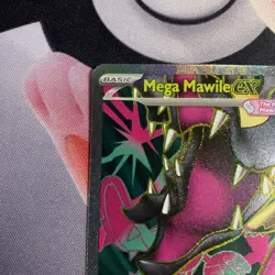 Mega Mawile ex FULL ART / ULTRA RARE 162/132 Mega Evolution Pokemon TCG - Image 3