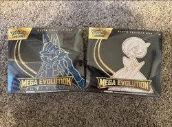 Pokemon Mega Evolution Elite Trainer Box ETB Set of 2 New Sealed - Image 1